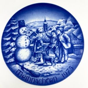 🎄❄️Bareuther - Weihnachten vintage (1975) Christmas limited edition plate.
